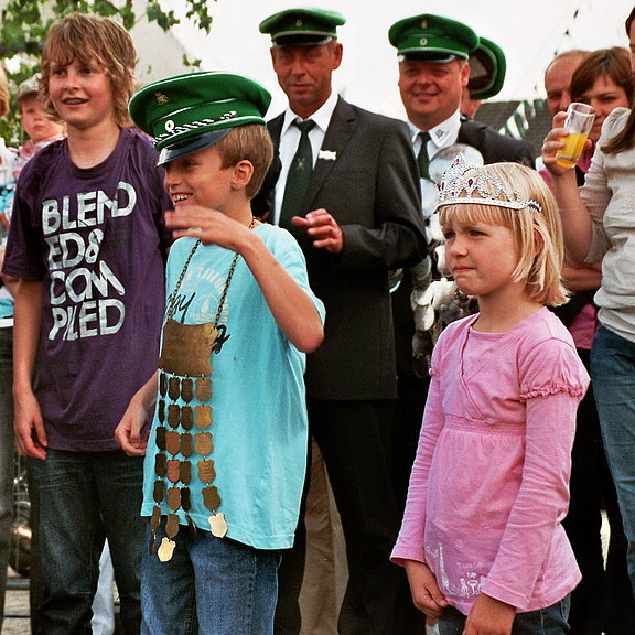 Unser Kinderkönigspaar 2009: Bastian Mülder & Madita Brüning