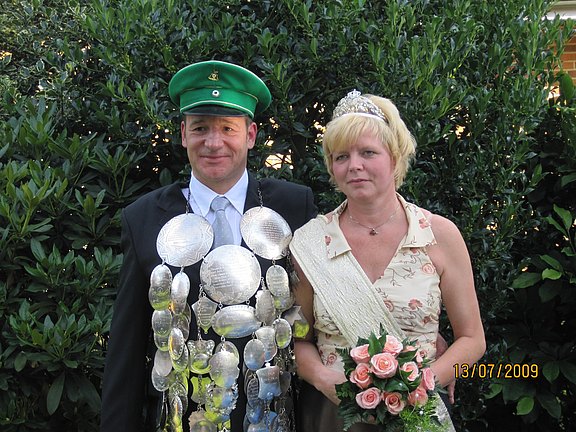 Unser Königspaar 2009: Wolfgang & Christiane Perick