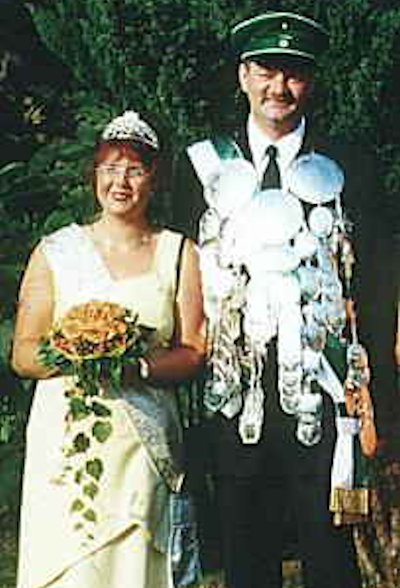 Unser Königspaar 2002: Alfred & Barbara Gerweler