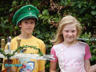 Unser Kinderkönigspaar 2006: Steffen Gerweler & Linda Gerweler