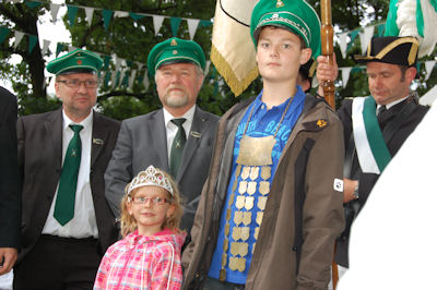 Unser Kinderkönigspaar 2012: Tim Buchwald & Anna Piepel